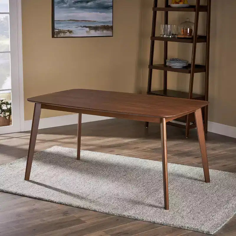 Tavolo da pranzo in legno stile moderno di metà secolo