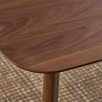 Tavolo da pranzo in legno stile moderno di metà secolo