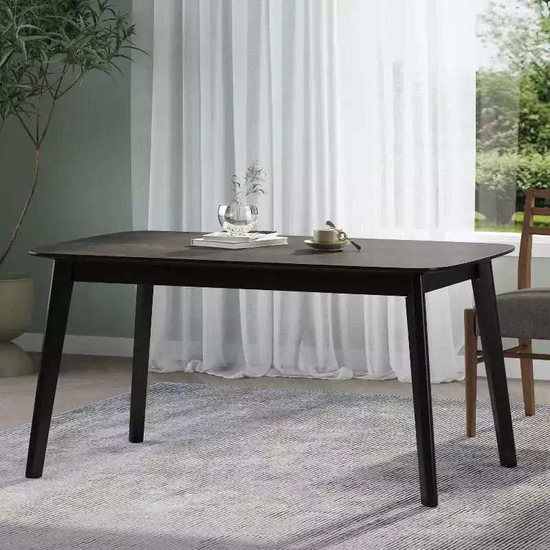 Anne Mid Century Modern Wood Dining Table