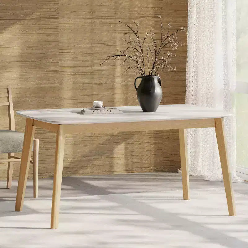 Tavolo da pranzo in legno stile moderno di metà secolo
