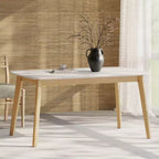 Tavolo da pranzo in legno stile moderno di metà secolo