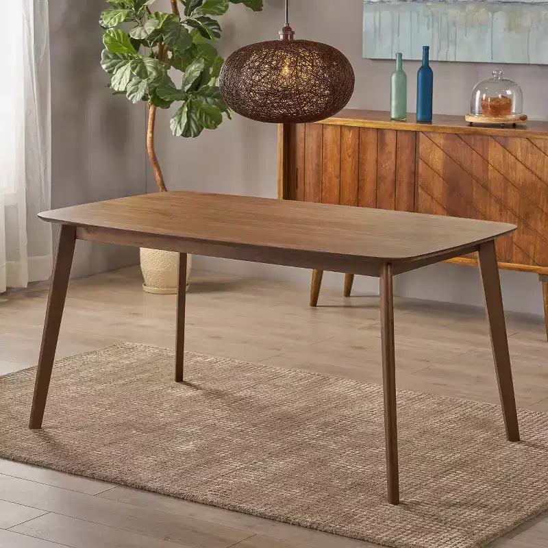 Tavolo da Pranzo in Legno Anne Mid-Century Modern