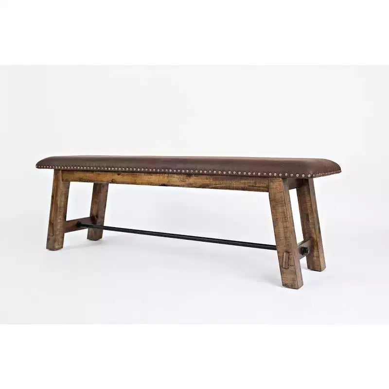 Panca in Legno Distressed Industriale 56