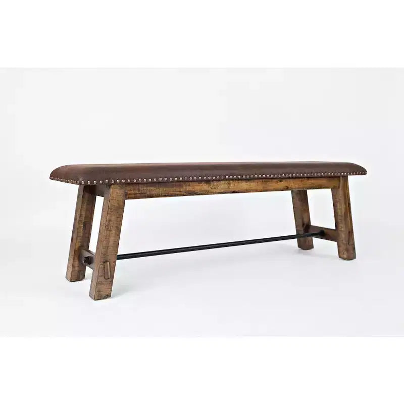Panca in Legno Distressed Industriale 56