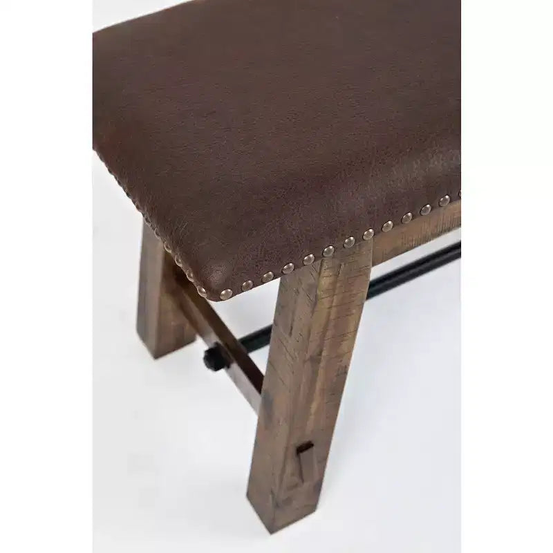 Panca in Legno Distressed Industriale 56