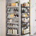 Luxury Black Over-the-Door Multi-Layer Hanging Rack - For Bathroom & Bedroom Narrow Gaps