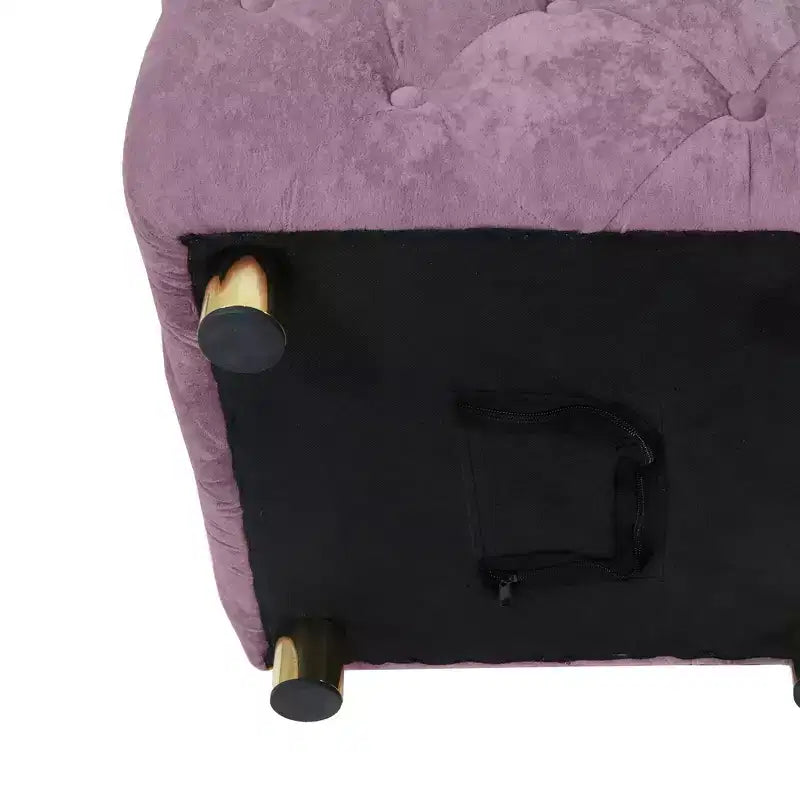 18 Pouf cubo ottomano moderno con poggiapiedi rivestito in velluto Sgabello piccolo da trucco con telaio in legno Pouf per soggiorno, camera da letto, ingresso