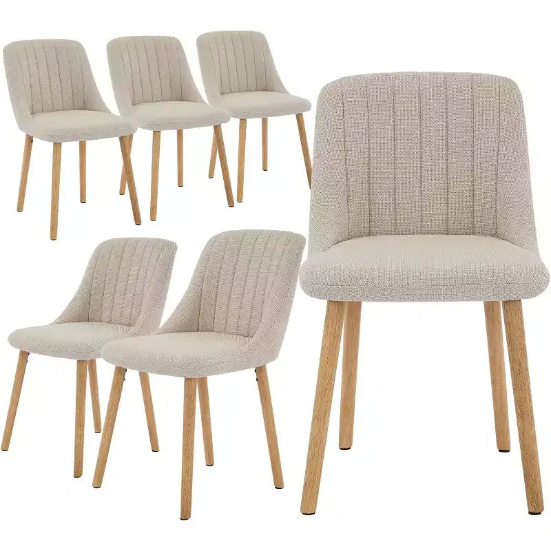 Modern Dining Room Kitchen Chairs, Upholstered Fabric Side Chairs for Living Room