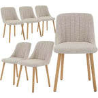 Modern Dining Room Kitchen Chairs, Upholstered Fabric Side Chairs for Living Room