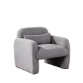 TUYOHW Teddy Fleece Single Sofa Chair,Lounge Chair with Armrest,Pillow,350 lbs Capacity,Accent Armchair for Living Room,Bedroom,Study