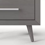 Comodino a 2 cassetti Cranbrook per cameretta o camera da letto, cassetti grandi, realizzato in robusto legno di pino, atossico, finitura sicura per bambini