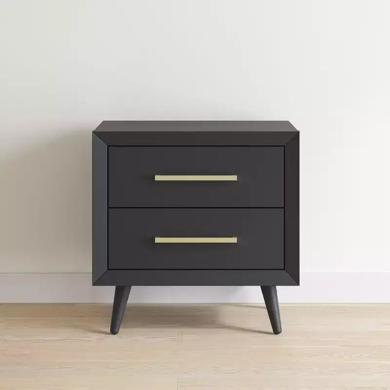 Comodino a 2 cassetti Cranbrook per cameretta o camera da letto, cassetti grandi, realizzato in robusto legno di pino, atossico, finitura sicura per bambini