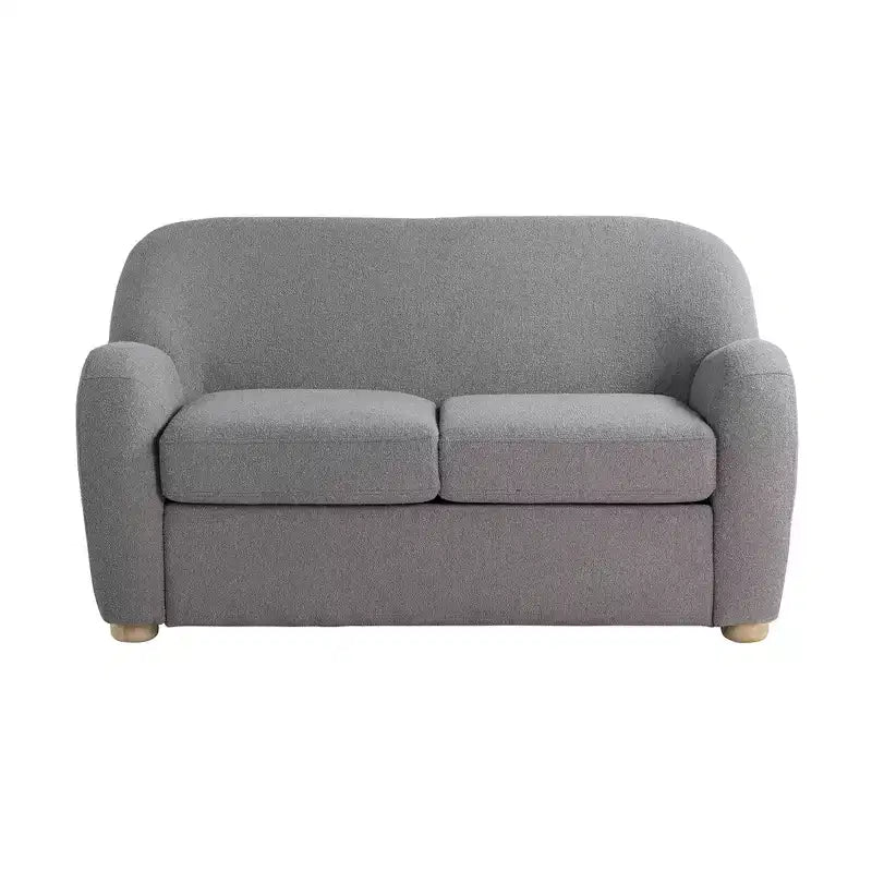 Jade Loveseat Gray Boucle