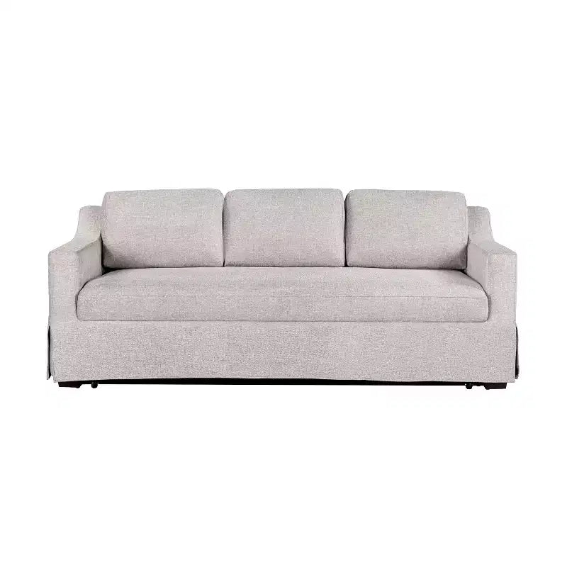 Hans Pullout Sofa Bed Linen: approx. 152 × 203 cm mattress size, Convertible Couch with Innerspring Mattress