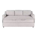 Divano Letto Hans con Materasso a Molle: circa 152 × 203 cm, divano trasformabile con materasso a molle interne