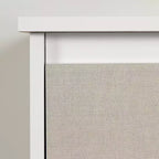 Cassettiera doppia a 6 cassetti bianca/beige