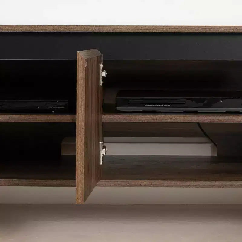 Mobile TV per televisori fino a 60" noce naturale: mobile porta TV in truciolato laminato