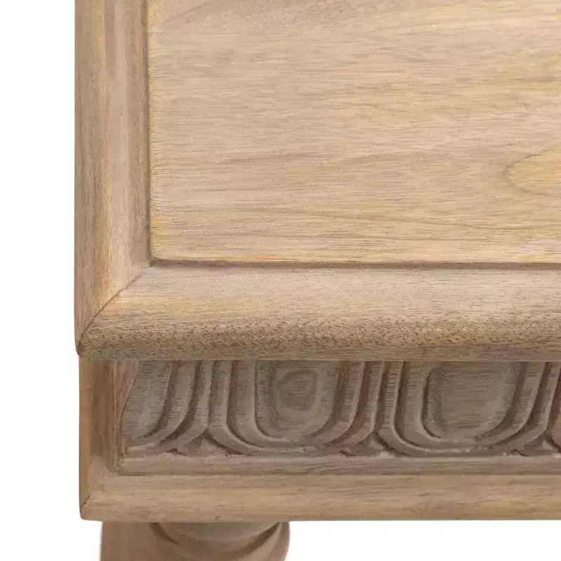 Patresa Rectangle Wood Console Table, 36x14x30, Brown