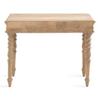 Patresa Tavolino Consolle Rettangolare in Legno, 36x14x30, Marrone