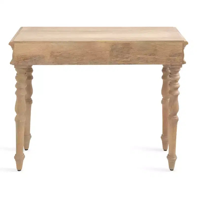 Patresa Rectangle Wood Console Table, 36x14x30, Brown