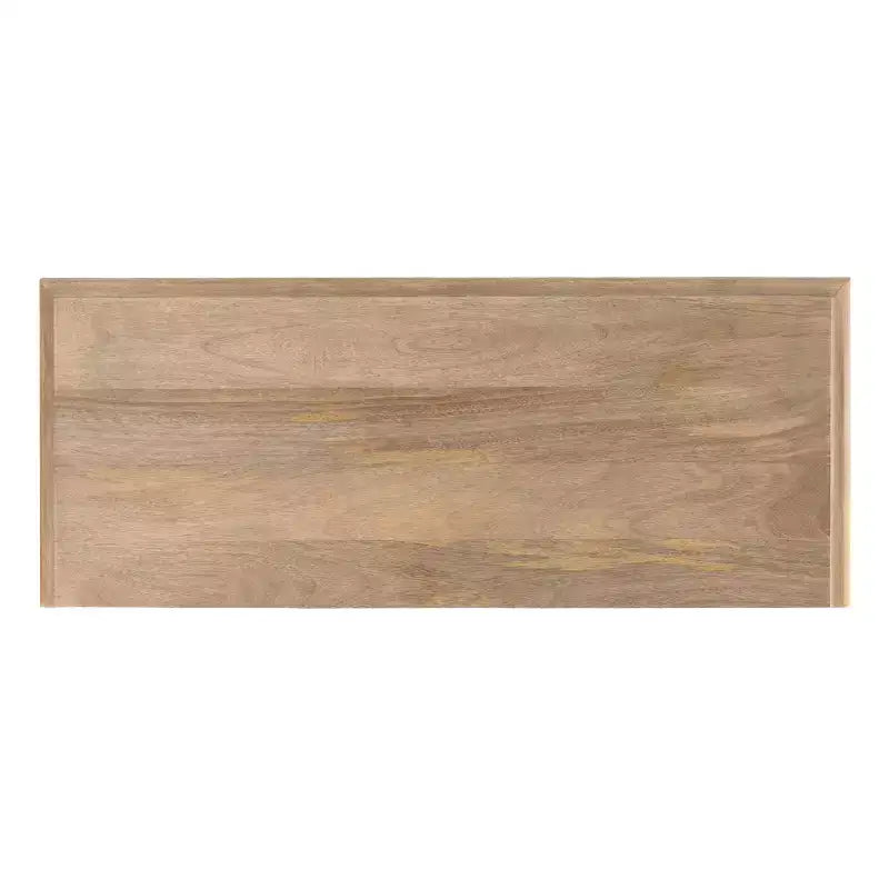 Patresa Rectangle Wood Console Table, 36x14x30, Brown