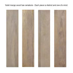 Patresa Tavolino Consolle Rettangolare in Legno, 36x14x30, Marrone