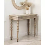 Patresa Tavolino Consolle Rettangolare in Legno, 36x14x30, Marrone