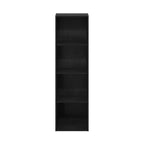 Libreria aperta a 4 ripiani reversibile, scaffale portaoggetti sottile, espositore
