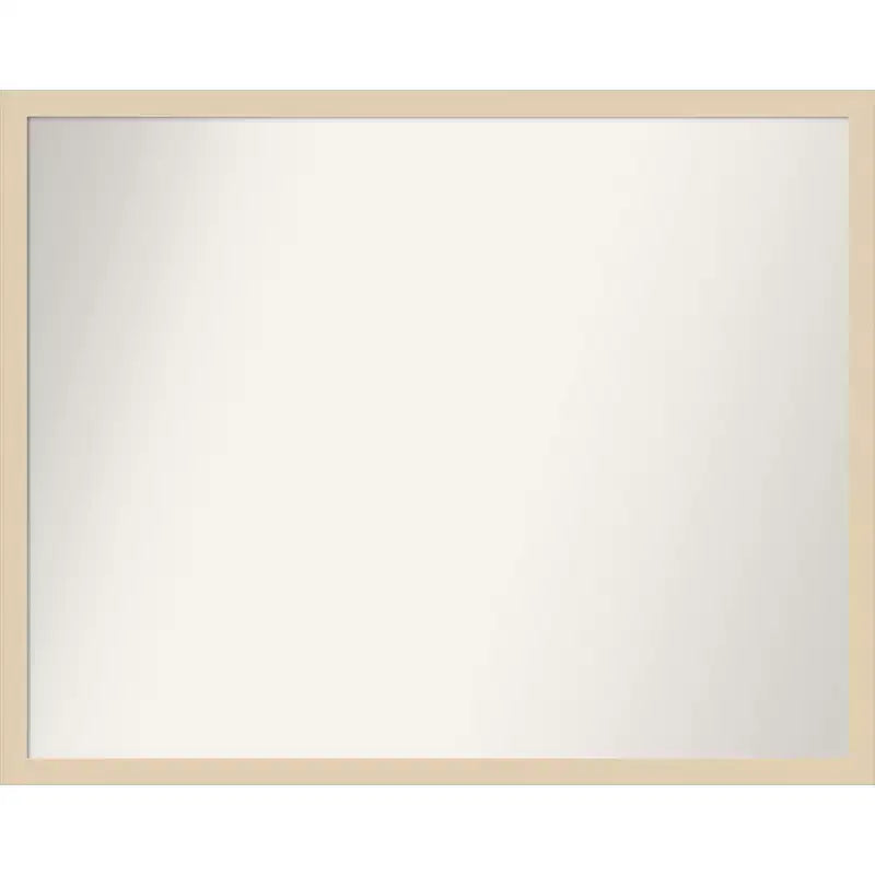 Svelte Non-Beveled Wood Framed Wall Mirror