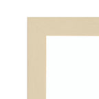 Specchio da parete con cornice in legno senza smusso