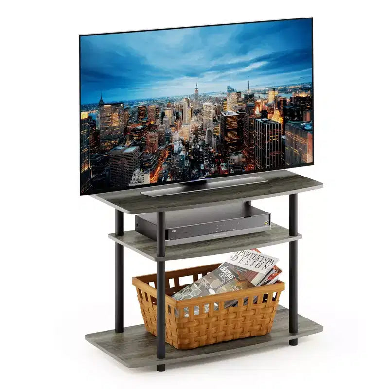 Mobile TV 3 livelli, tavolino consolle, centro di intrattenimento per TV fino a 32 pollici