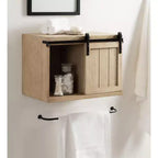 Tavolino galleggiante Cates Wood con armadietto