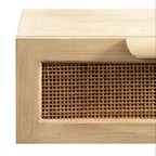 Tavolino Fluttuante in Rattan Ori