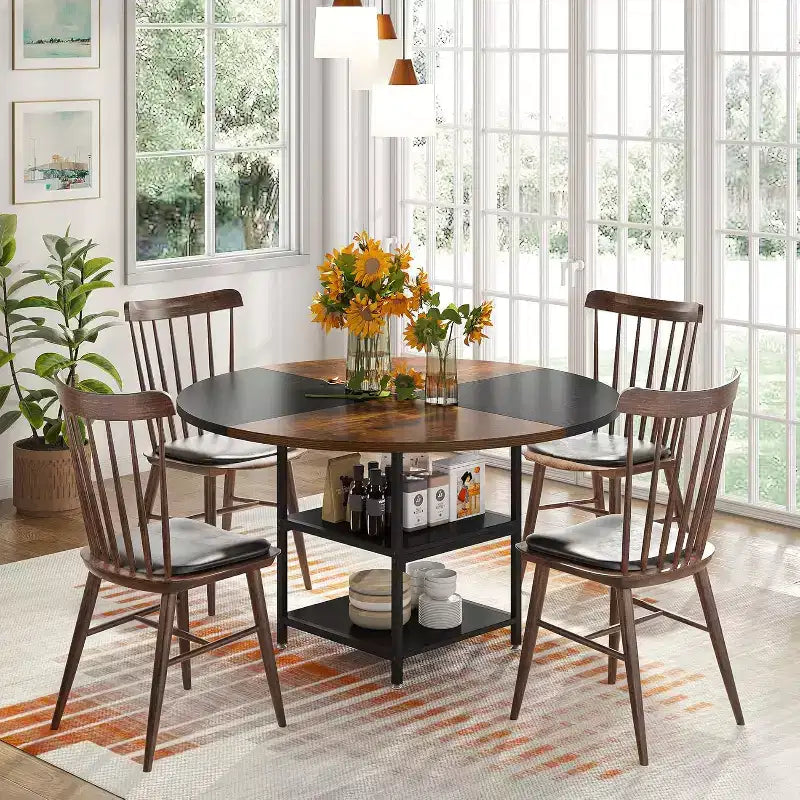 Tavolo da pranzo rotondo da 119,4 cm per 4 persone