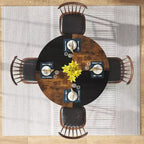 Tavolo da pranzo rotondo da 119,4 cm per 4 persone