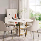 Tavolo da pranzo rotondo da 119,4 cm per 4 persone