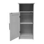 Organizzatore per Mobiletto da Bagno con Anta a Chiusura Magnetica, Ripiano Interno Regolabile e Ripiano Superiore Aperto