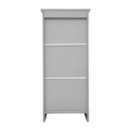 Organizzatore per Mobiletto da Bagno con Anta a Chiusura Magnetica, Ripiano Interno Regolabile e Ripiano Superiore Aperto