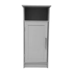 Organizzatore per Mobiletto da Bagno con Anta a Chiusura Magnetica, Ripiano Interno Regolabile e Ripiano Superiore Aperto