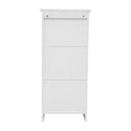 Organizzatore per Mobiletto da Bagno con Anta a Chiusura Magnetica, Ripiano Interno Regolabile e Ripiano Superiore Aperto