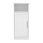 Organizzatore per Mobiletto da Bagno con Anta a Chiusura Magnetica, Ripiano Interno Regolabile e Ripiano Superiore Aperto