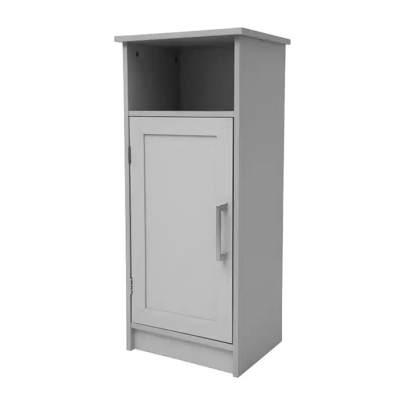 Organizzatore per Mobiletto da Bagno con Anta a Chiusura Magnetica, Ripiano Interno Regolabile e Ripiano Superiore Aperto