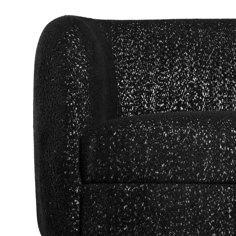 Divano in tessuto bouclé curvo Pinehush Boho da 215,9 cm con cuscini a molle insacchettate