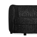 Divano in tessuto bouclé curvo Pinehush Boho da 215,9 cm con cuscini a molle insacchettate