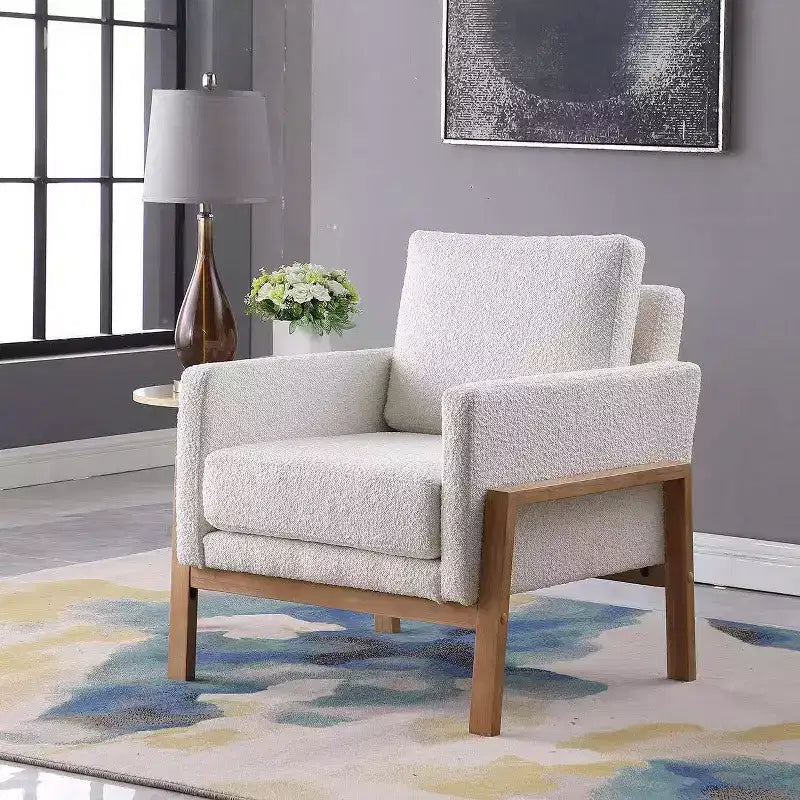 Wood Frame Accent Chair