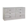 Casual Paxberry 6 Drawer Dresser, Whitewash