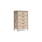 Socalle 5 Drawer Dresser, Tan