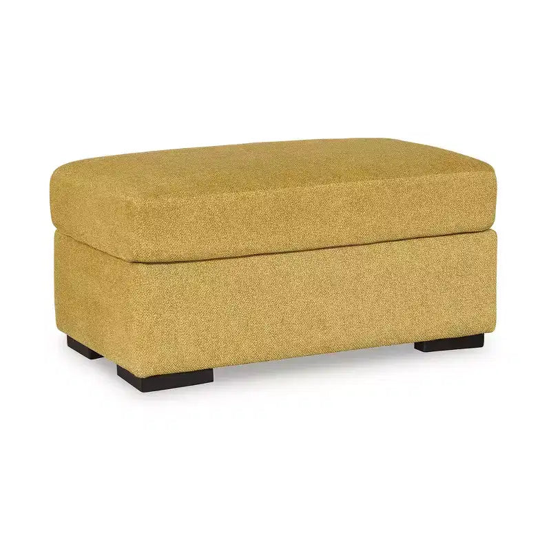 Keerwick Modern Ottoman, Sunflower Yellow