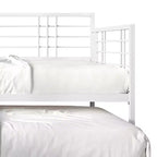 Lettino in metallo con letto estraibile